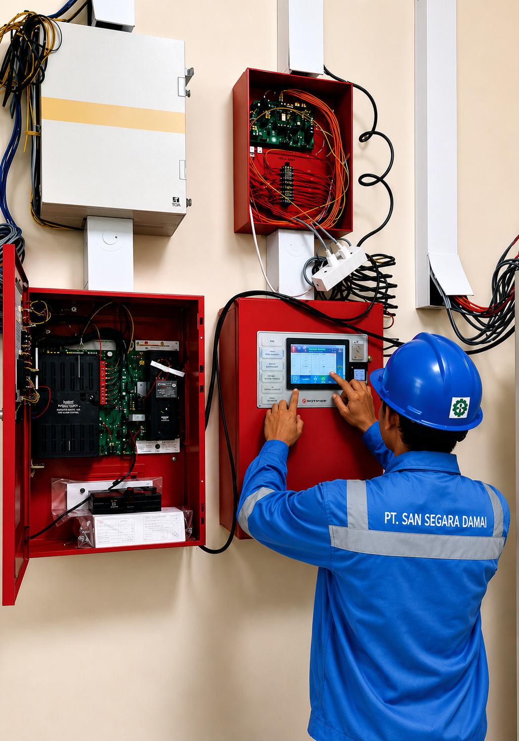 Maintenance Fire Alarm Strobe Panel